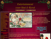 Tablet Screenshot of kerst-entertainment.nl